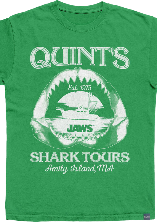 Made In USA Quint's Shark Tours Jaws T-Shirt - main product image