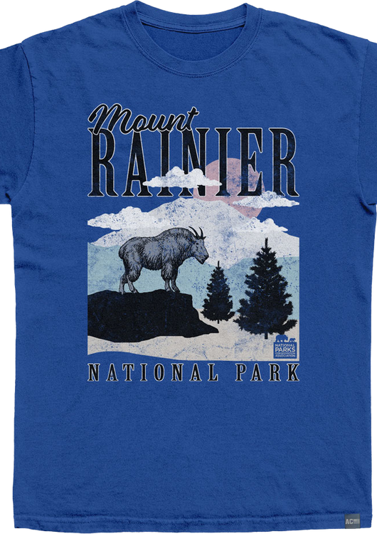 Made In USA Ranier Minimalist Landscape NPCA T-Shirt - main product image