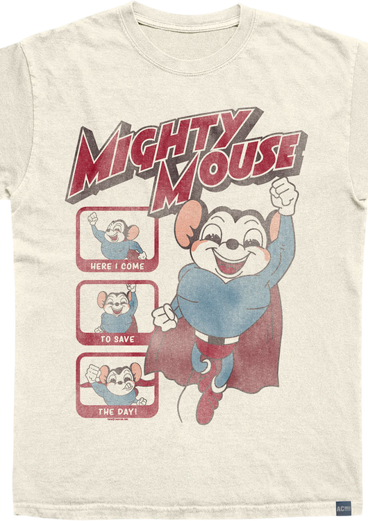 Made In USA Save The Day Mighty Mouse T-Shirt - main product image