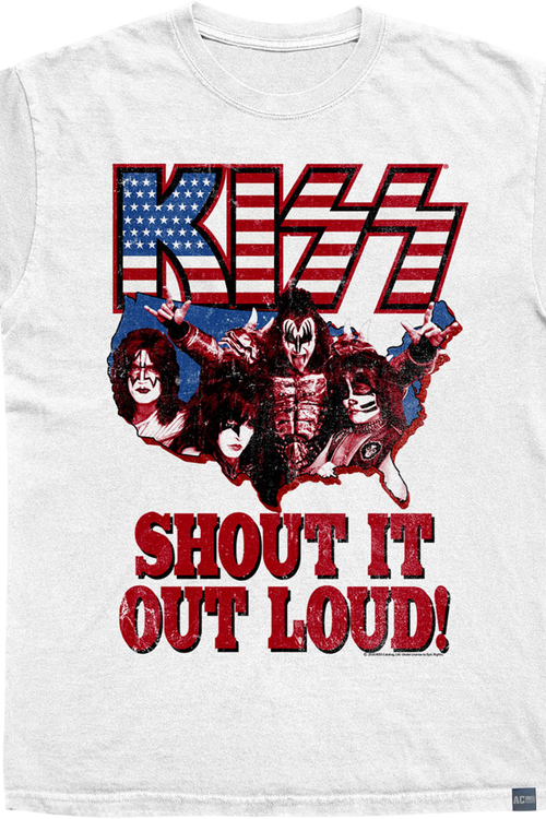 Made In USA Shout It Out Loud KISS T-Shirtmain product image