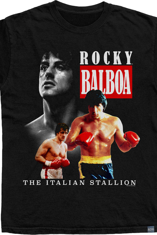 Made In USA Three Times the Stallion Rocky T-Shirtmain product image