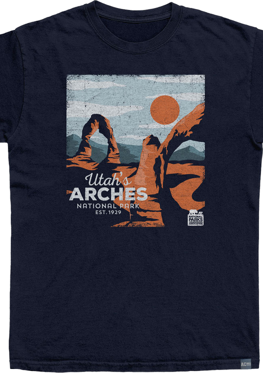Made In USA Utah Arches NPCA T-Shirt - main product image