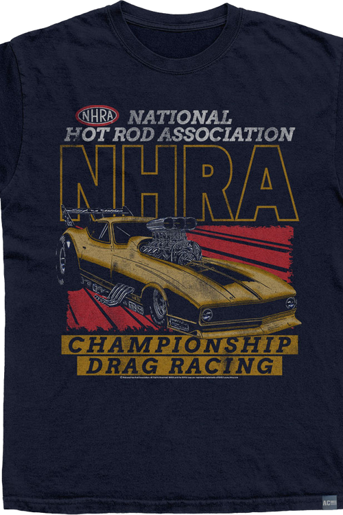 Made In USA Vintage Championship Drag Racing NHRA T-Shirtmain product image