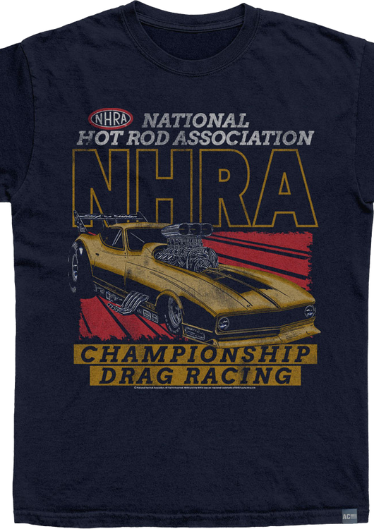 Made In USA Vintage Championship Drag Racing NHRA T-Shirt - main product image