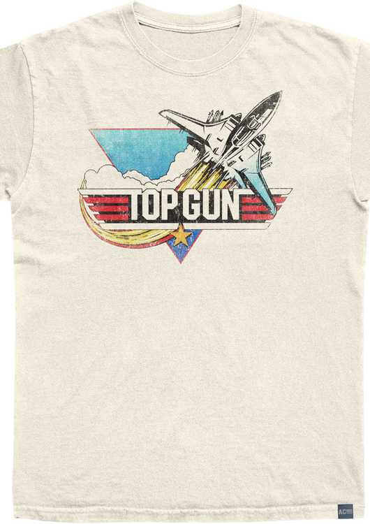 Made In USA Vintage Fade Top Gun T-Shirt - main product image