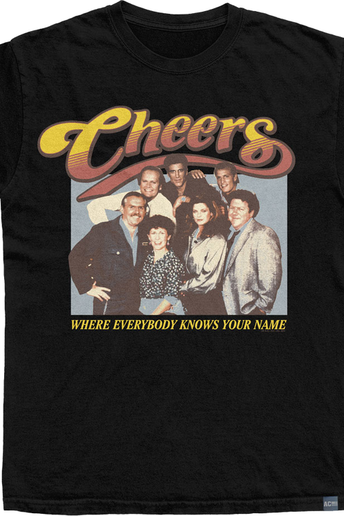 Made In USA Where Everybody Knows Your Name Cast Cheers T-Shirtmain product image