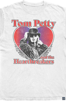 Made In USA Winged Heart Tom Petty T-Shirt
