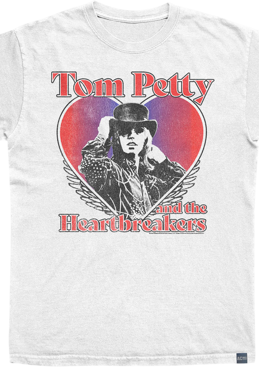 Made In USA Winged Heart Tom Petty T-Shirt - main product image