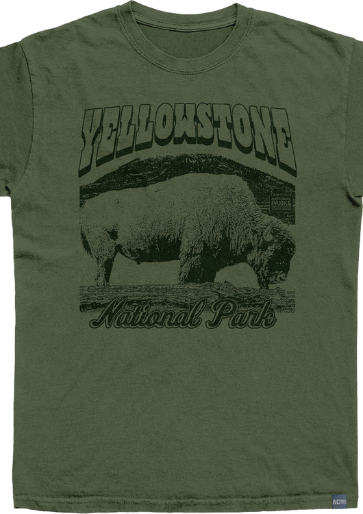 Made In USA Yellowstone Bison NPCA T-Shirt - main product image