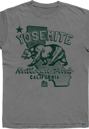 Made In USA Yosemite CA Flag NPCA T-Shirt