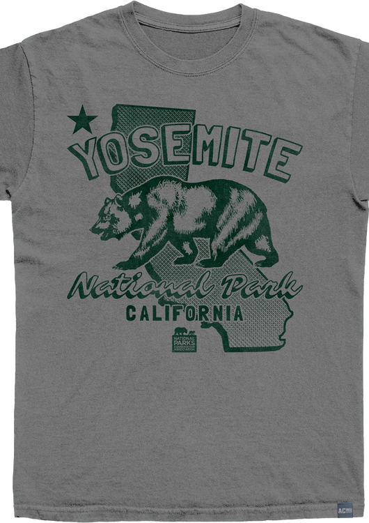 Made In USA Yosemite CA Flag NPCA T-Shirt - main product image
