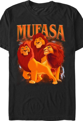 Mufasa Collage Lion King T-Shirt