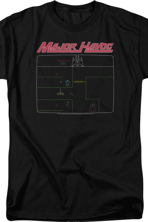 Major Havoc Screen Atari T-Shirtmain product image