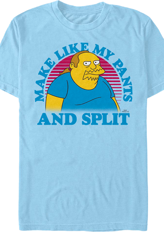 Make Like My Pants And Split Simpsons T-Shirt - main product image