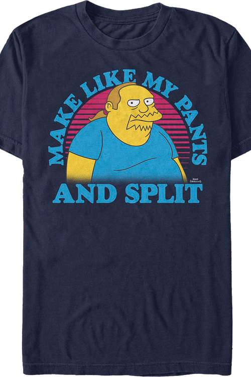 Make Like My Pants And Split Simpsons T-Shirtmain product image
