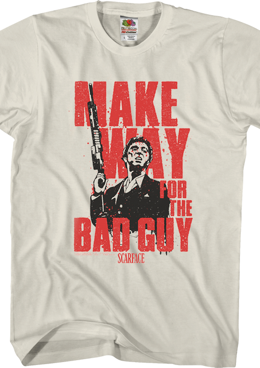 Make Way For The Bad Guy Scarface T-Shirt - main product image
