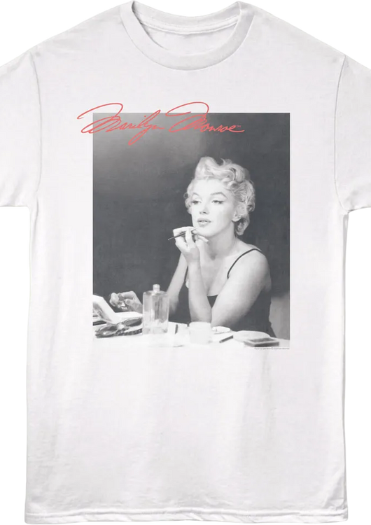 Makeup Vanity Marilyn Monroe T-Shirt - main product image