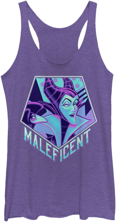 Ladies Maleficent Sleeping Beauty Racerback Tank Topmain product image