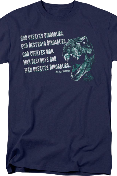 Man Creates Dinosaurs Jurassic Park T-Shirtmain product image