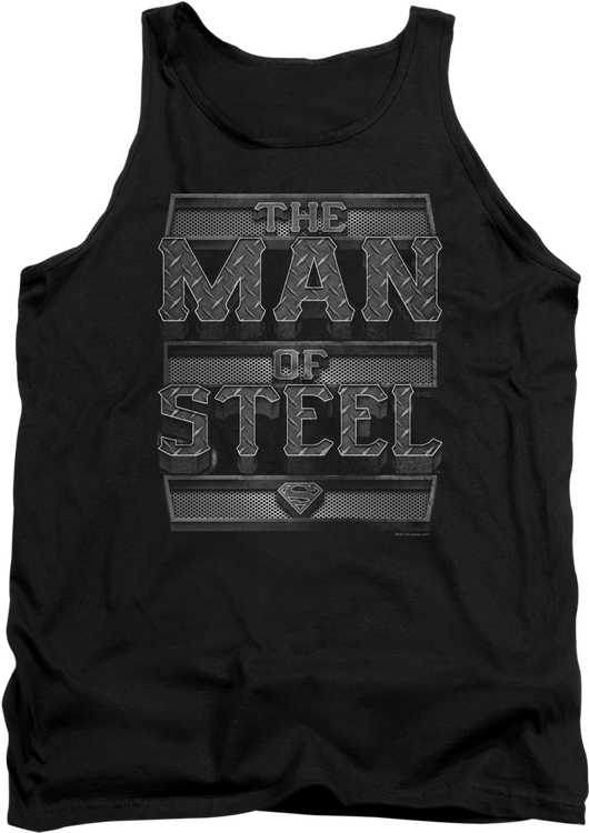 Man of Steel Superman Tank Top - main product image