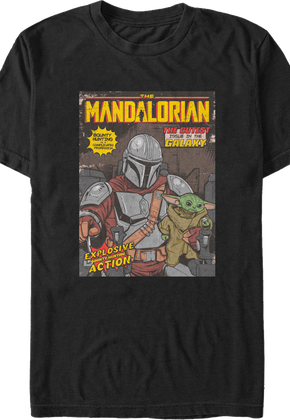 Mandalorian Comic Book Cover Star Wars T-Shirt