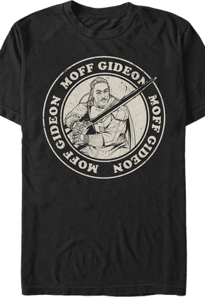 Mandalorian Distressed Moff Gideon Star Wars T-Shirt