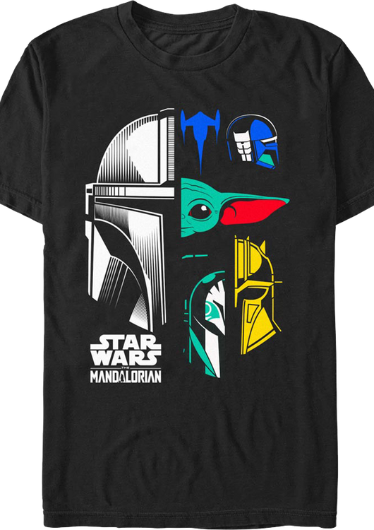 Mandalorian Icons Star Wars T-Shirt - main product image
