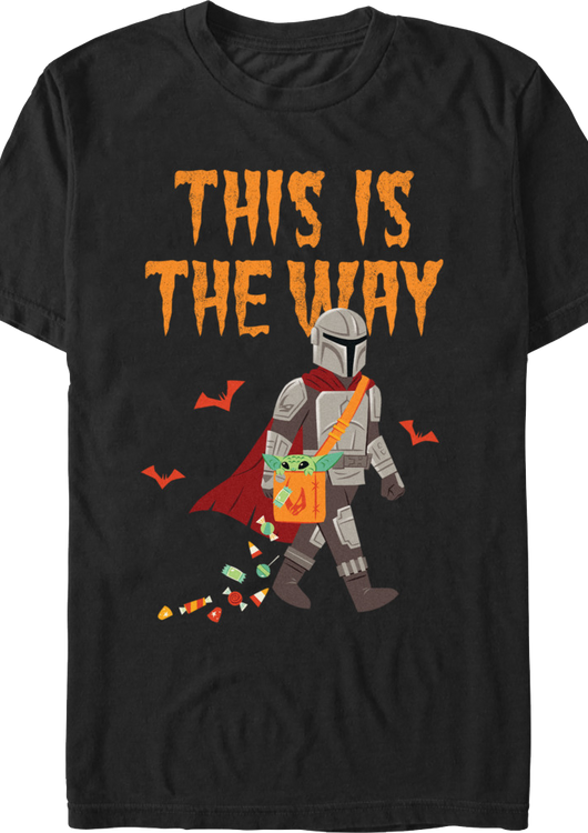Mandalorian This Is The Way Halloween Star Wars T-Shirt - main product image