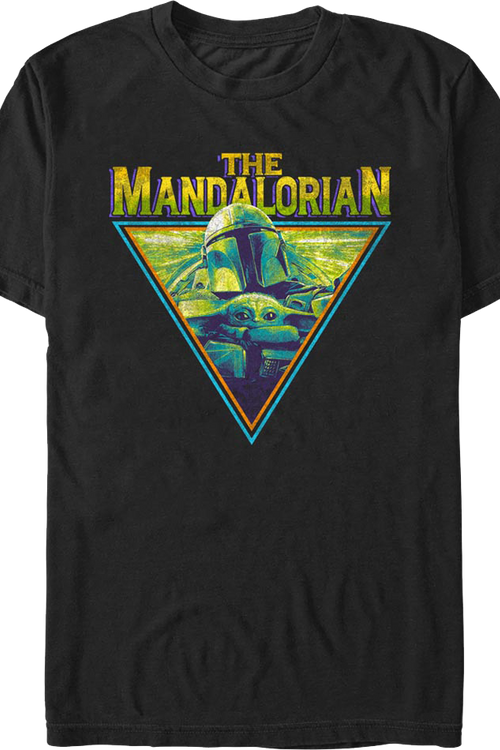 Mandalorian Vintage Triangle Star Wars T-Shirt - main product image