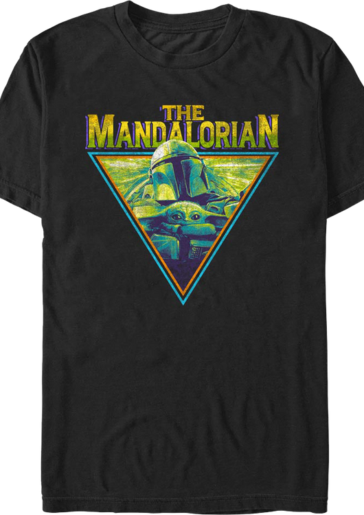 Mandalorian Vintage Triangle Star Wars T-Shirt - main product image
