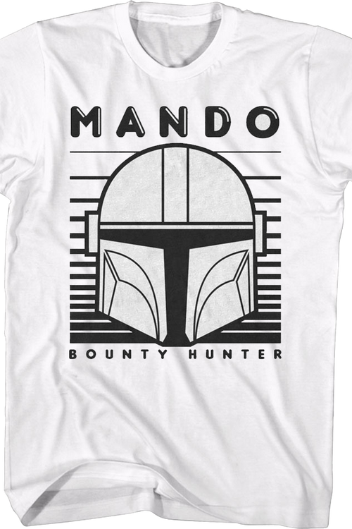 Mando Helmet The Mandalorian Star Wars T-Shirtmain product image