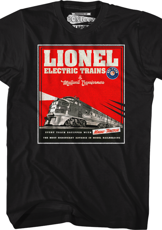 Magne-Traction Lionel Trains T-Shirt - main product image