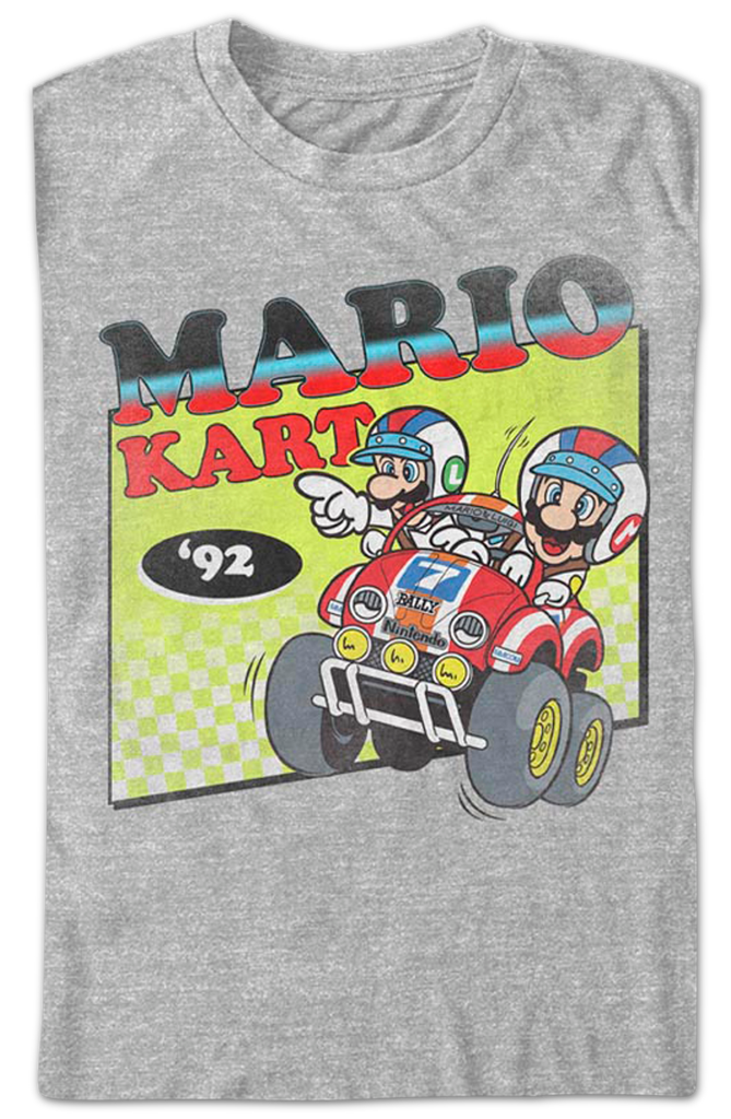 Mario Kart '92 Nintendo T-Shirt