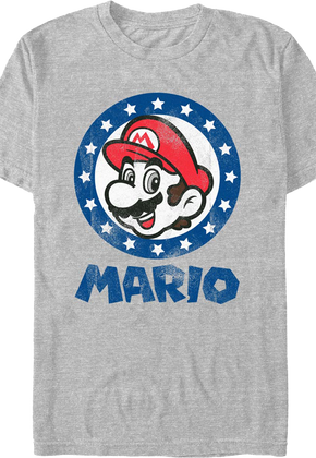 Mario Starry Circle Nintendo T-Shirt