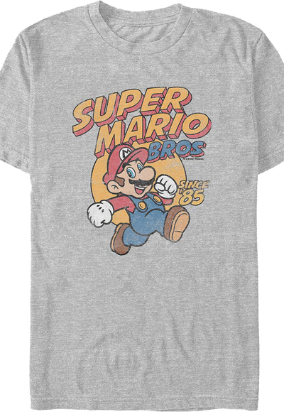 Mario Running Since 1985 Super Mario Bros. T-Shirt