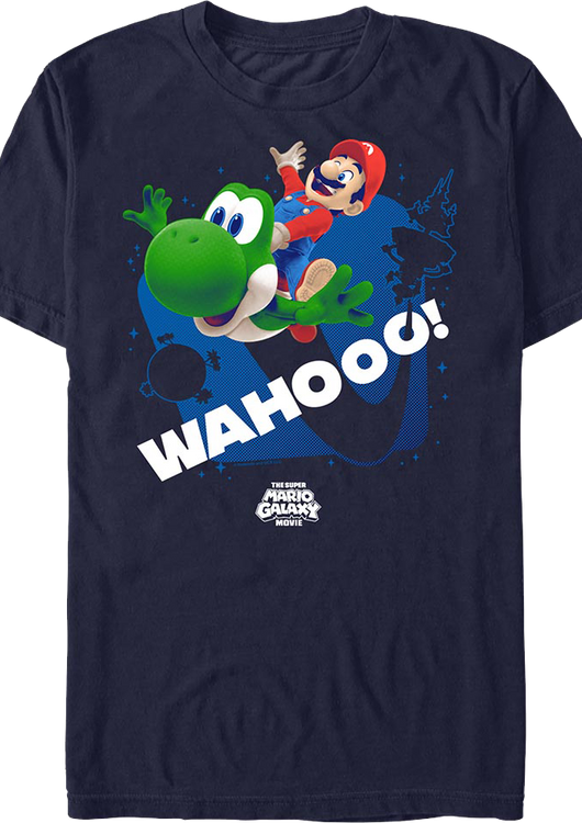 Mario & Yoshi Wahooo Super Mario Bros. T-Shirt - main product image