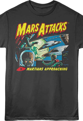 Martians Approaching Mars Attacks T-Shirt