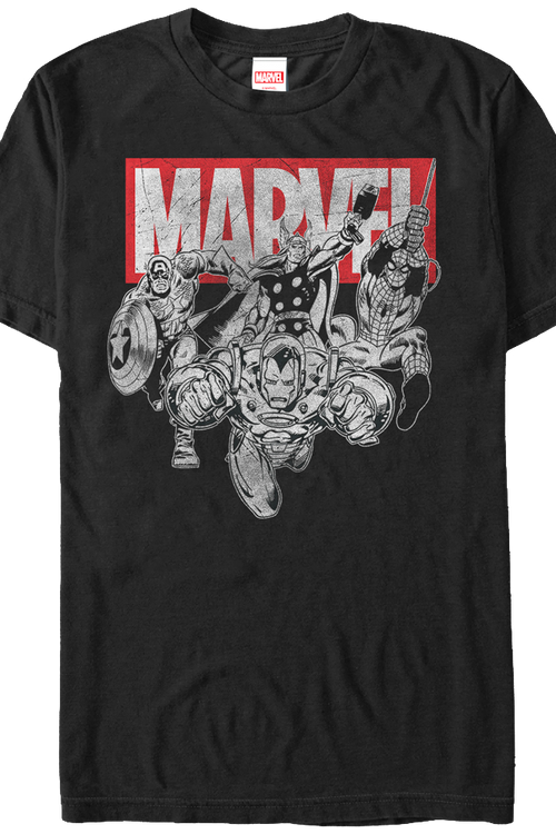 Marvel Comics Avengers Tee Shirt Avengers Garcon Marvel
