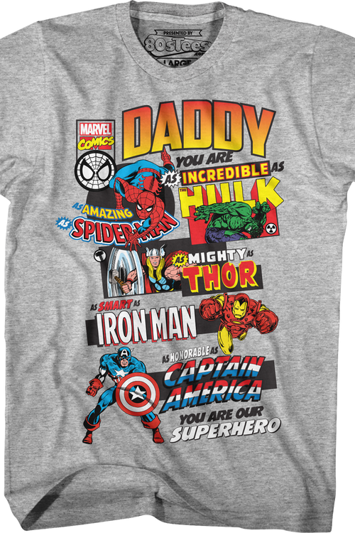 Marvel Comics Father's Day T-Shirtmain product image