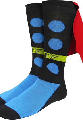 Marvel Comics Thor Caped Socks