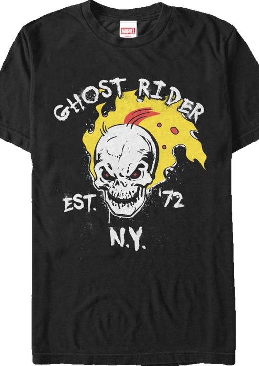 Marvel Ghost Rider EST 72 T-Shirt - main product image