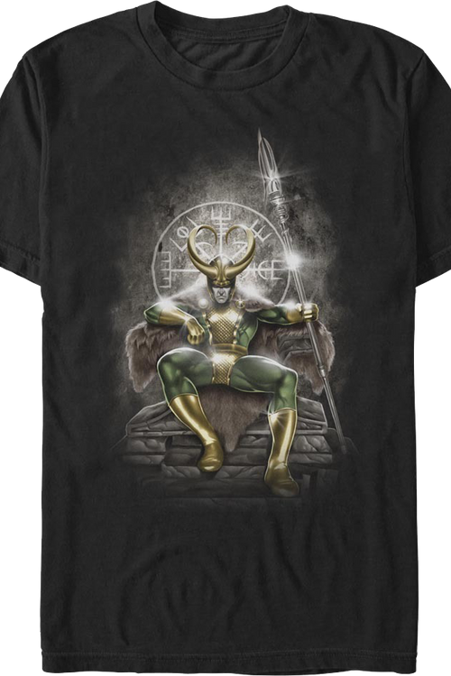 Marvel Loki Throne T-Shirtmain product image