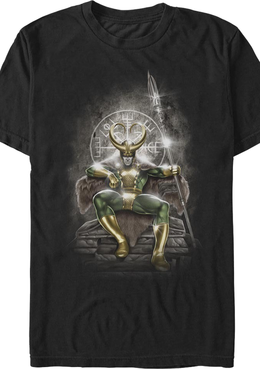 Marvel Loki Throne T-Shirt - main product image