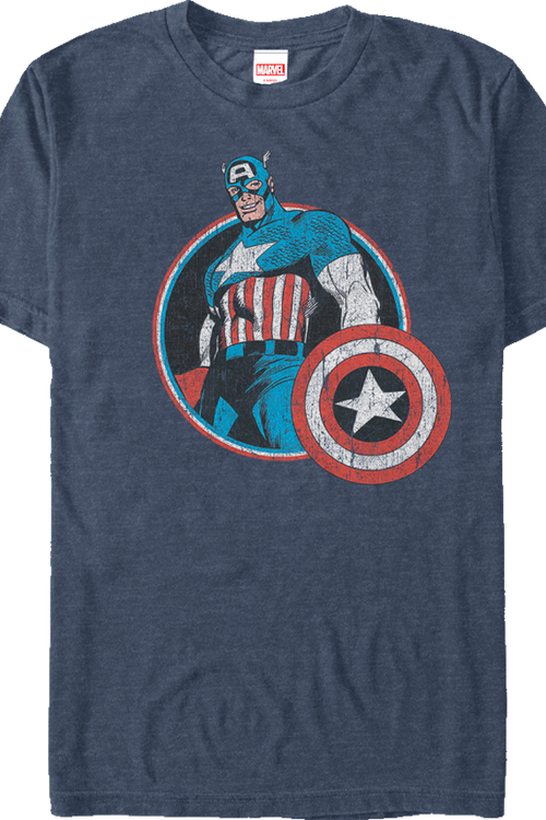 Marvel Retro Captain America T-Shirtmain product image