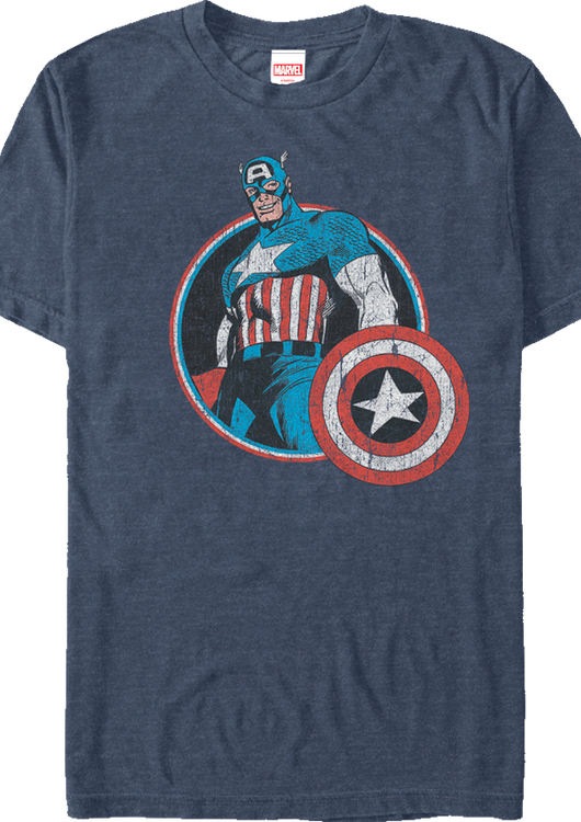 Marvel Retro Captain America T-Shirt - main product image