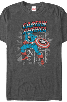 Marvel Stamp Captain America T-Shirt