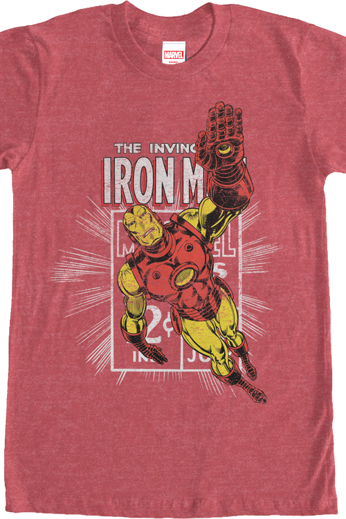 Marvel Stamp Iron Man T-Shirtmain product image