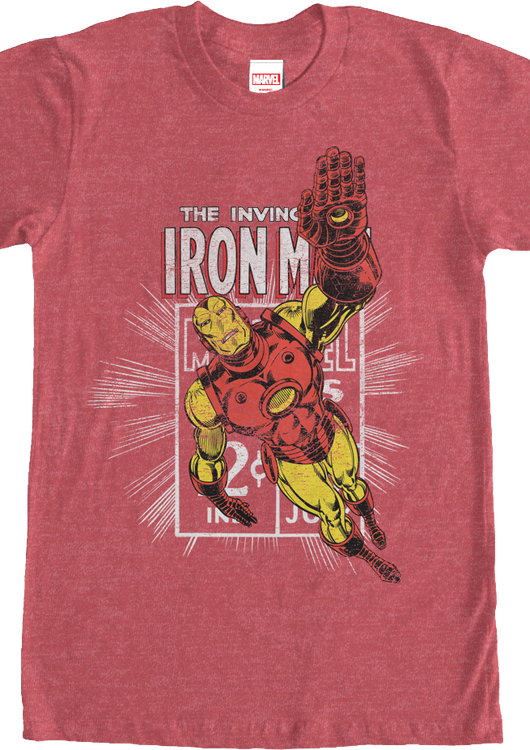 Marvel Stamp Iron Man T-Shirt - main product image