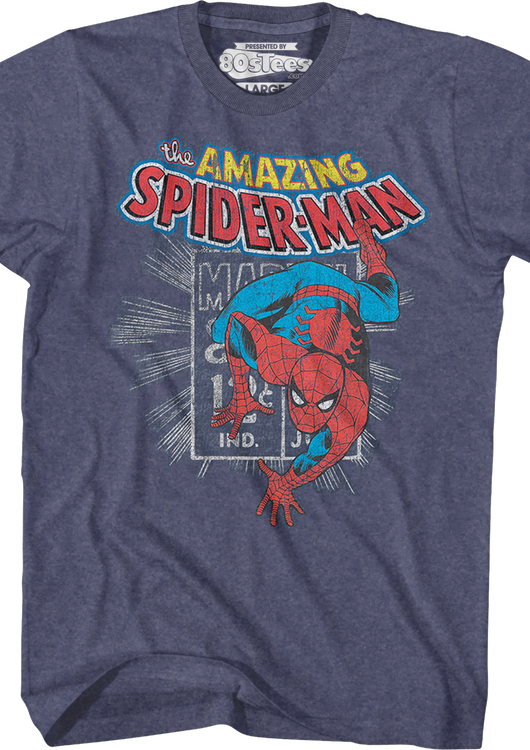 Marvel Stamp Spider-Man T-Shirt - main product image