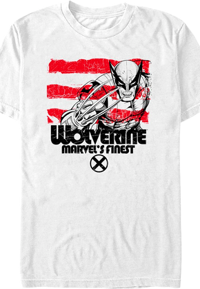 Marvel's Finest Wolverine Marvel Comics T-Shirt